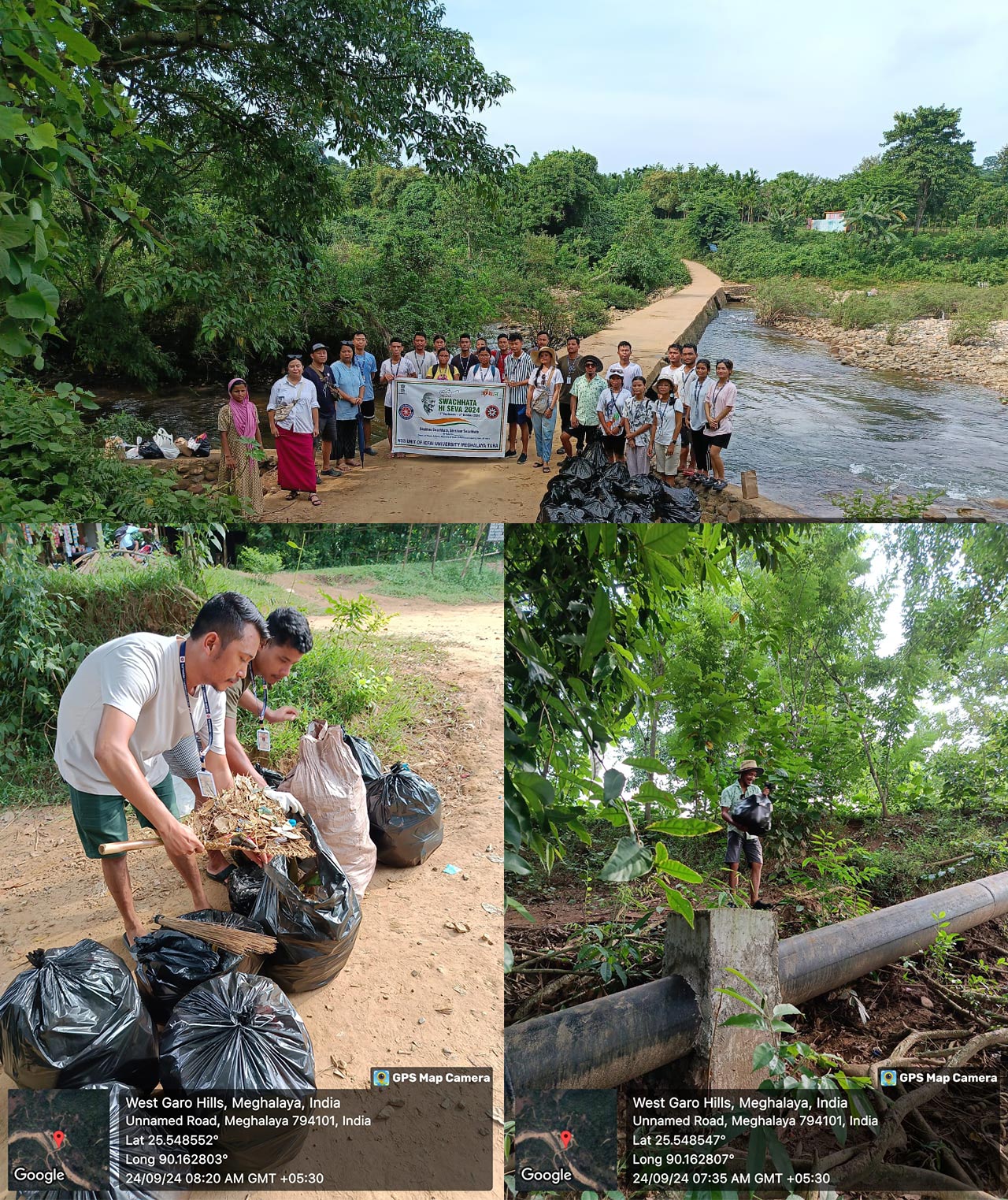 Swachhata Hi Seva, 2024 Was Observed By NSS Units Of ICFAI University, Meghalaya Tura Campus